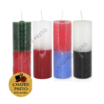 Vela de Copo Bicolor