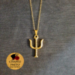 Colar com Tridente Pomba Gira