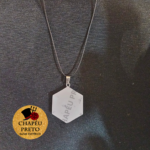 Colar com Hexagrama Selenite