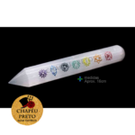 Bastão Selenite 7 Chakras