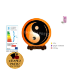 Candeeiro de Sal Yin Yang 2,5-3Kg