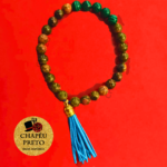 Japamala 27 Contas - Unakita c/Malaquita