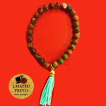 Japamala 27 Contas - Unakita c/Ágata da Índia