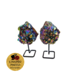 Hematite Titânio Arco-Íris c/suporte metálico